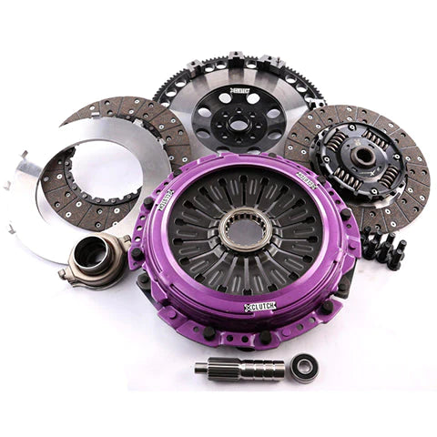 Xclutch 9" Twin Sprung Organic Clutch – High-Power Handling with Street-Friendly Feel (Subaru STI)